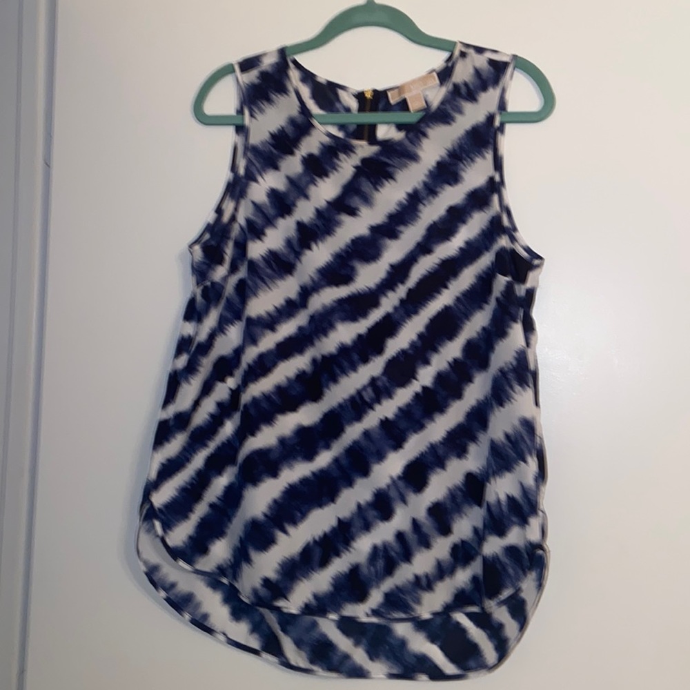 Michael, Michael Kors, sleeveless high/low top.